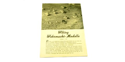 Wehrmachtsmodell-Preisliste (um 1938)