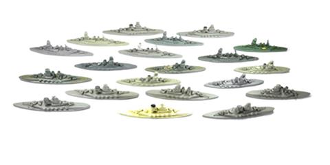 Konvolut 20 Schlachtschiffe