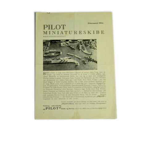 PILOT-Preisliste 1934
