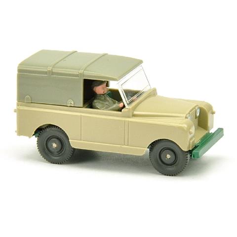 Land Rover, gelbgrau/patinagrün