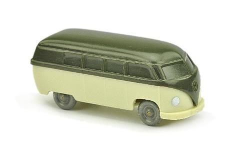 VW T1 Bus, olivgrün/hellgrünbeige