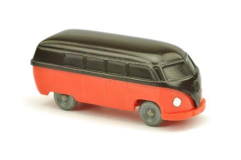 VW T1 Bus, braunschwarz/orangerot