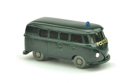 Polizeiwagen VW T1, schwarzgrün