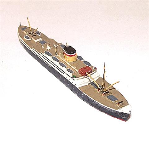 Dampfschiff Caribia (mit braunem Deck)
