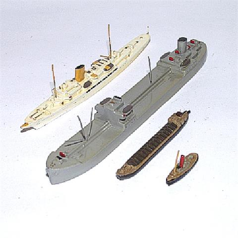 Konvolut 4 Schiffe (Vorkrieg)