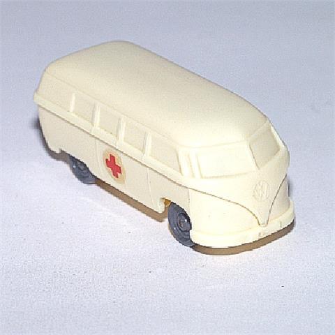 Krankenwagen VW Kasten, cremeweiß