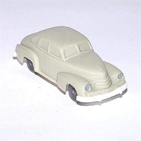 Opel Kapitän '51, h'gelbgrau/weiß