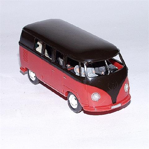 VW-Bus unverglast, schwarzbraun/rosé