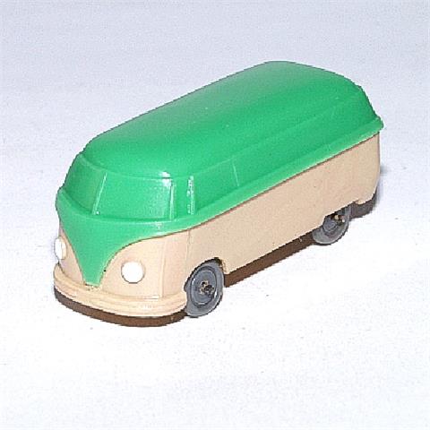 VW-Kastenwagen, froschgrün/beige
