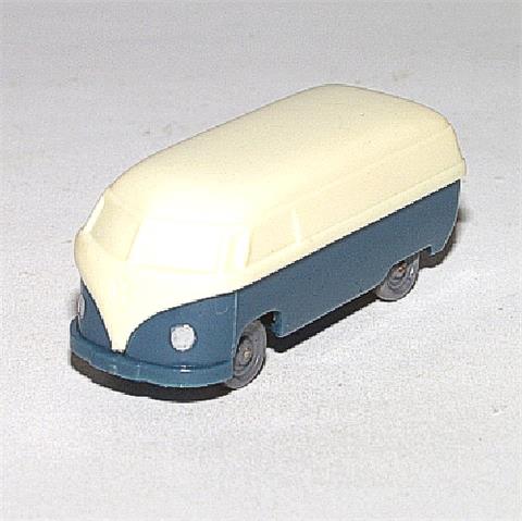 VW Kasten, cremeweiß/m'graublau