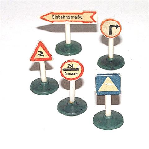 Konvolut 5 Verkehrszeichen (1.Version)