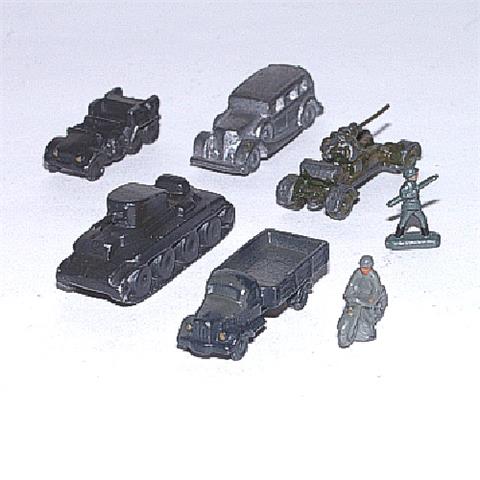 Konvolut 7 Wehrmachtsmodelle