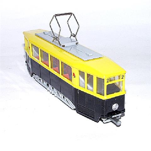 V 40- Straßenbahn, gelb/schwarz