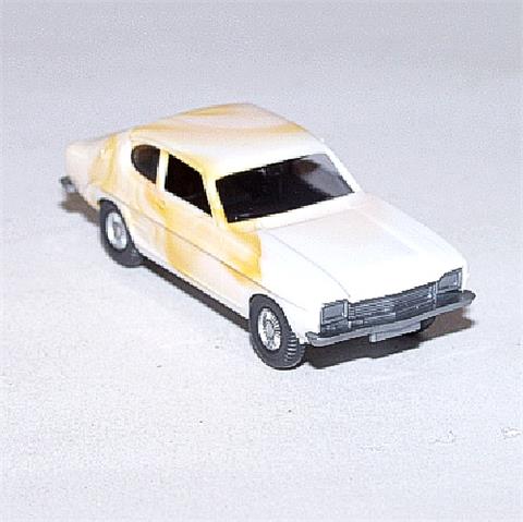 Ford Capri, weiß/gelb meliert