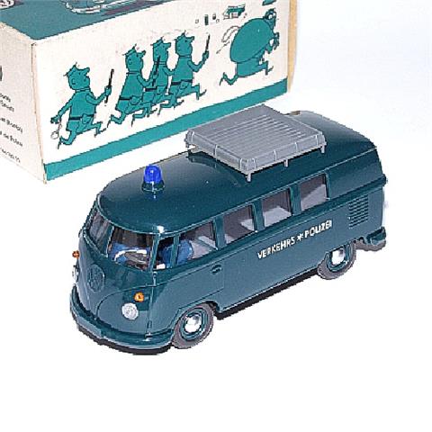 VW-Bus Polizei verglast, blaugrün (im Ork)