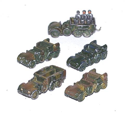 Konvolut 5 Wehrmachtsmodelle
