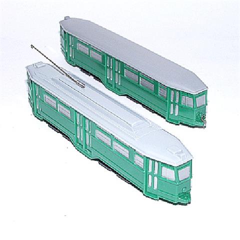 Straßenbahn-Großraumzug, grün