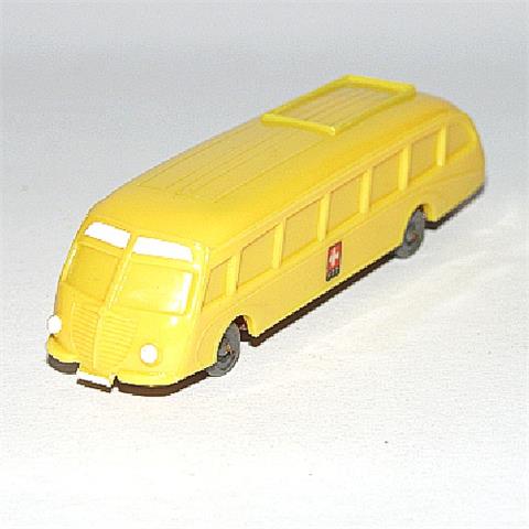 Stromlinienbus, gelb "PTT"