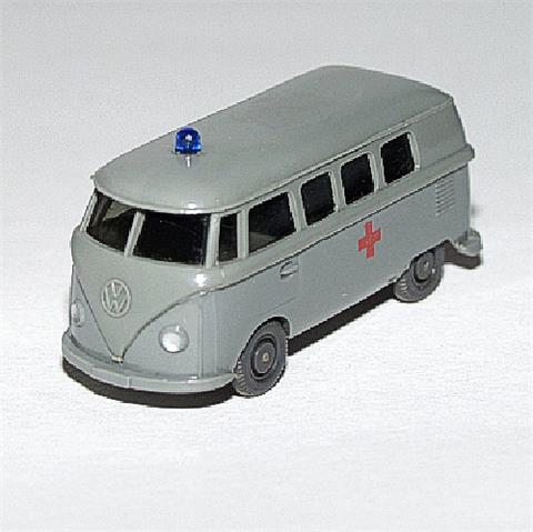 VW Bus T1 Rotkreuz, staubgrau
