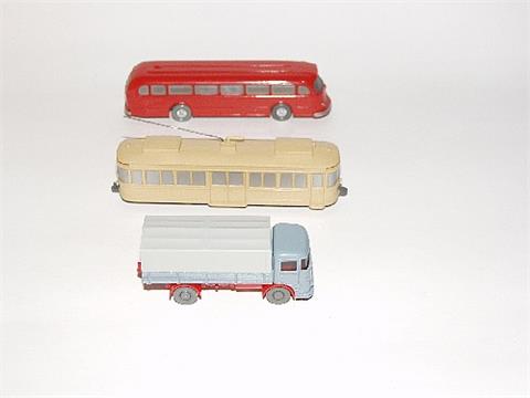 Konvolut 3 Modelle der 50er/60er Jahre