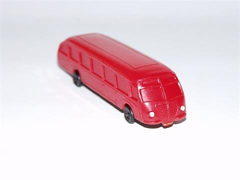 Stromlinienbus, rot (Räder schwarz)