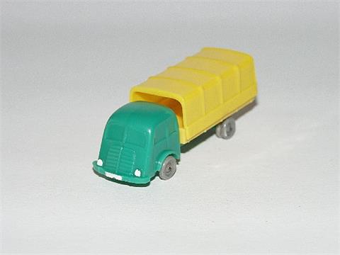 Fiat Pritsche mit Verdeck, grün/zinkgelb