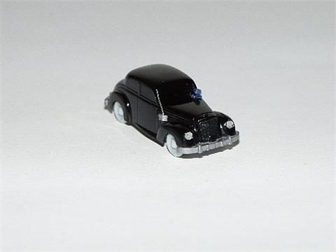 Polizeiwagen Mercedes, schwarz