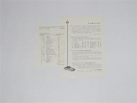 Messe-Info 1957 (mit Bestellschein)