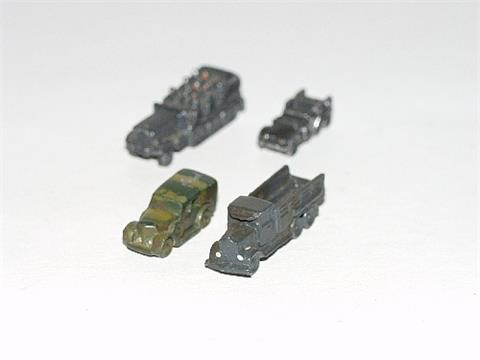 Konvolut 4 Wehrmachtsmodelle