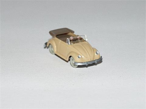 Käfer Cabrio mit Hörnern, beige