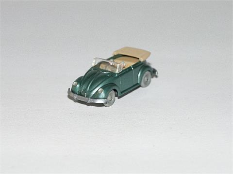 VW Käfer Cabrio mit Hörnern, grünmetallic