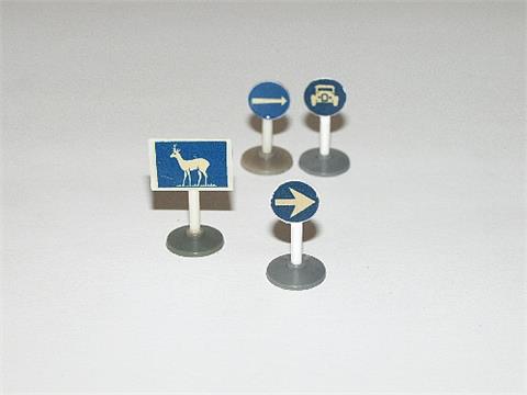 Konvolut 4 Verkehrszeichen (1.Version)