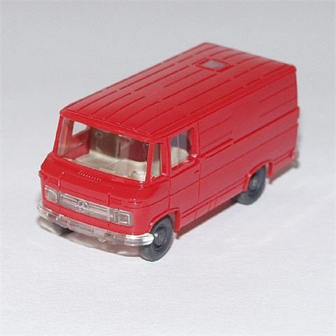 MB L 406 Kasten, rot (Chassis transparent)