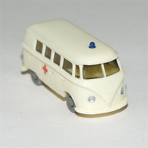 VW Bus T1 Rotkreuz, creme (Druck)
