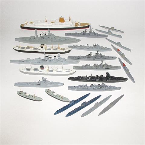 Konvolut 23 Schiffe (Nachkrieg)