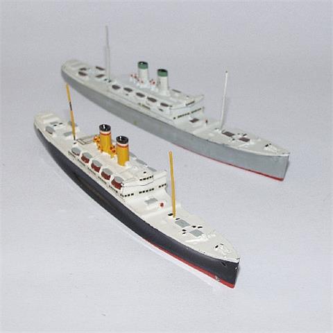 Konvolut 2 Passagierschiffe (Nachkrieg)