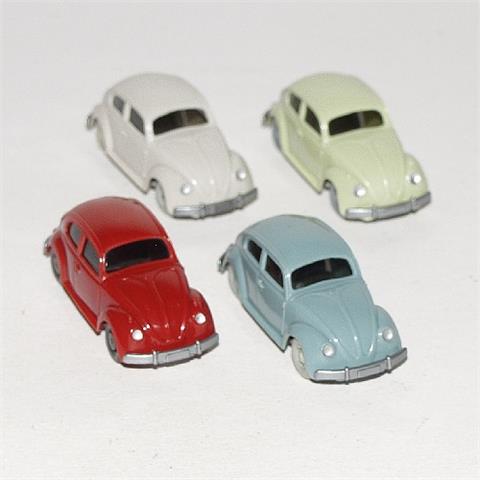 Konvolut 4 VW Käfer der 60er Jahre