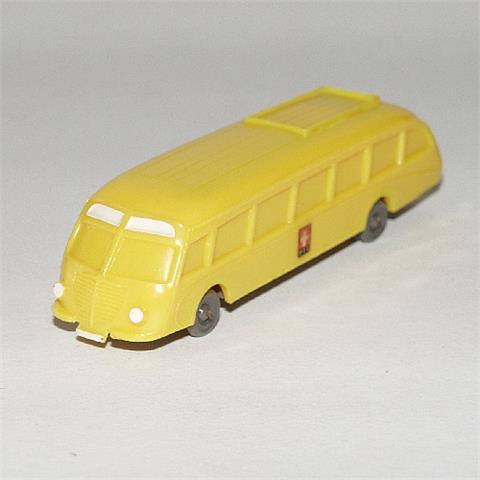 Stromlinienbus, gelb "PTT"