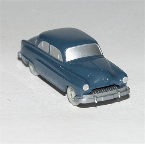 Opel Kapitän '54, d'graublau (gesilbert)