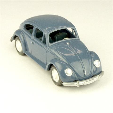 VW Käfer unverglast, taubenblau