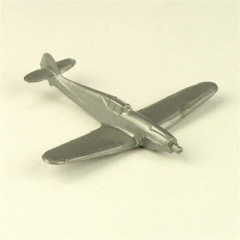 Flugzeug Me 109 F, silbern