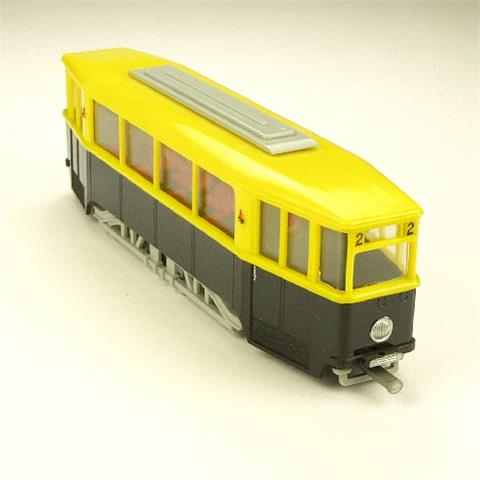 V 40- Straßenbahnanhänger, gelb/schwarz