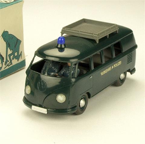 VW-Bus Polizeiwagen (unverglast, im Ork)