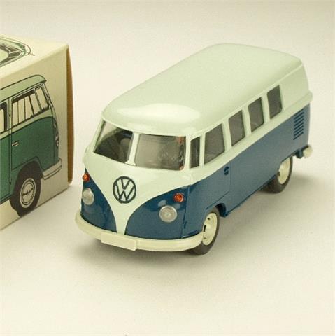 VW-Bus (ab 1961), pap'weiß/ozeanblau (im Ork)