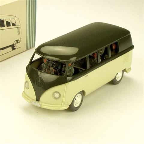 VW-Bus (ab 1955), olivgrün/h'grünbeige (im Ork)