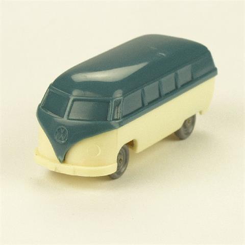 VW Bus, mattgraublau/creme