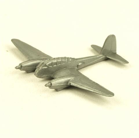 Flugzeug Me 210, silbern