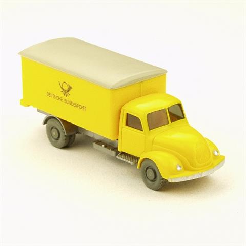 Postwagen Magirus, gelb/silbern