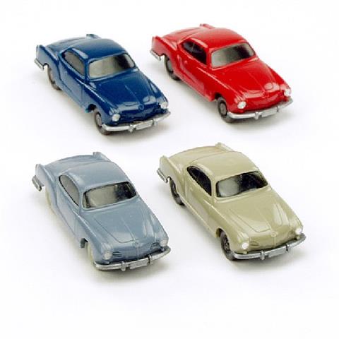 Konvolut 4 VW Ghia der 60er Jahre