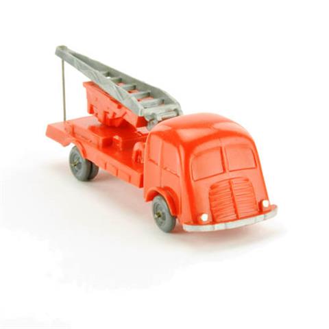 Kranwagen Fiat, orangerot/silbern